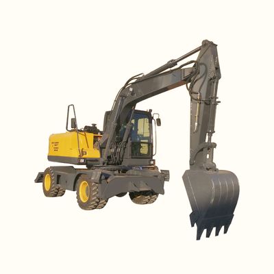 2200rpm a roulé Mini Excavator Bucket Wheel Excavator avec Cummins Engine