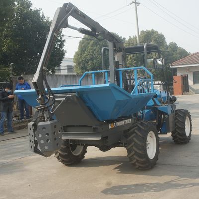 le poids ouvert 1250kg de récolteuse d'huile de palme de cabine de 1325mm avec attaquent