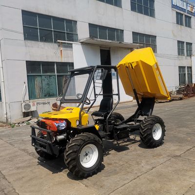 Terrain en caoutchouc jaune de Mini Small Tractors For All de tracteur de voie