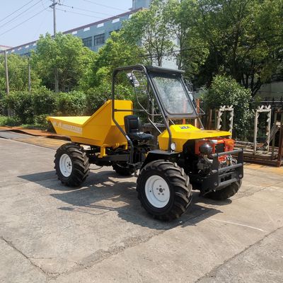 Terrain en caoutchouc jaune de Mini Small Tractors For All de tracteur de voie