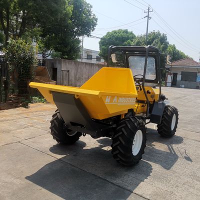 Terrain en caoutchouc jaune de Mini Small Tractors For All de tracteur de voie