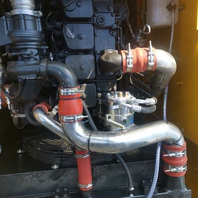 2200rpm a roulé Mini Excavator Bucket Wheel Excavator avec Cummins Engine