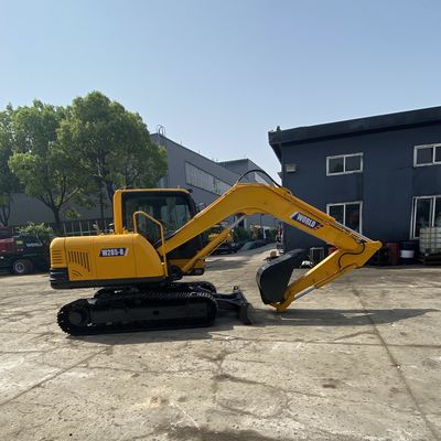 Mini excavatrice hydraulique compacte d'opération flexible mini excavatrice 8ton