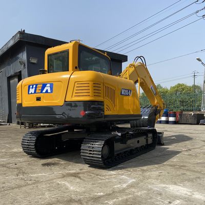 Mini excavatrice compacte hydraulique jaune d'excavatrice de chenille avec le moteur de Yanmar