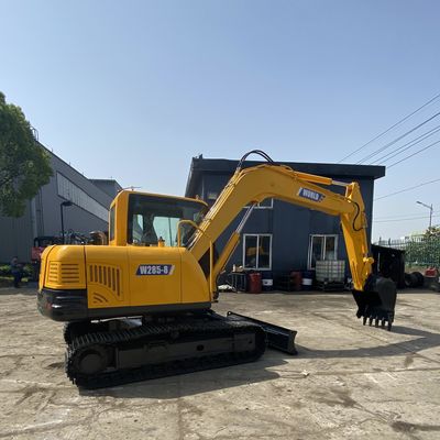 voie hydraulique de Mini Household Excavator With Rubber d'excavatrice de la chenille 1100rpm
