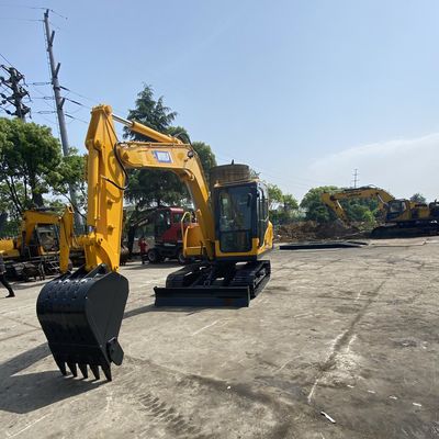 2200kw Mini Crawler Excavator Yellow Color Mini Excavator micro