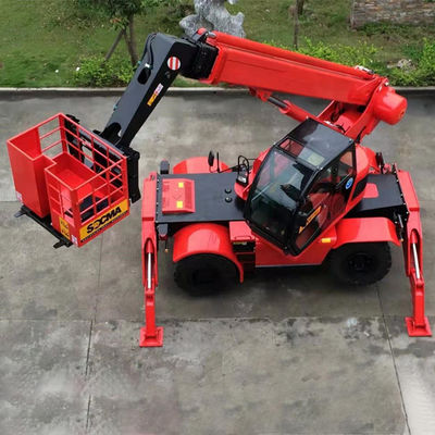 9 certificat fort de la CE de la puissance 5ton de manipulateur de mètre de boom télescopique de chariot élévateur