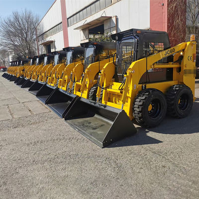 Sécurité de Powerplus Bob Cat Small Skid Steer Loader avec la balayeuse JC60