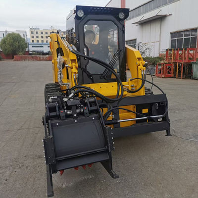 Petit OEM Mini Skid Steer Loader de chargeur de boeuf de dérapage d'entretien facile