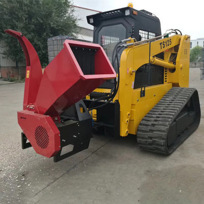 Chargeur électrique de dérapage de Bob Skid Steer Track Loader pour le déblaiement de neige