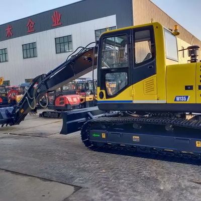 Longue excavatrice With Rubber Tracks de bras