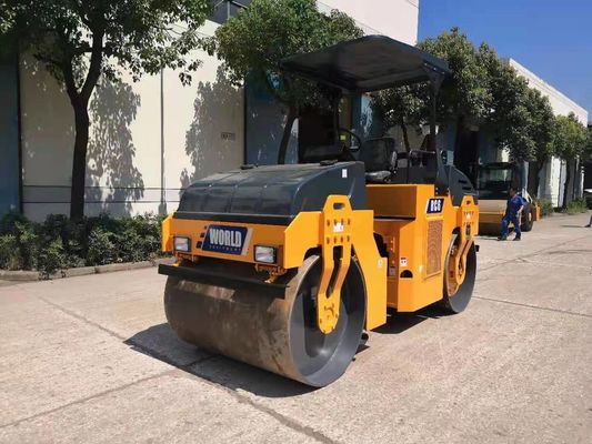 Cadre articulé vibrant le rouleau simple 6000kg Mini Road Roller de tambour