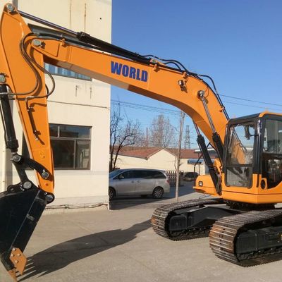 Excavatrice hydraulique de terrassement Long Boom Excavator de chenille avec l'affichage d'affichage à cristaux liquides