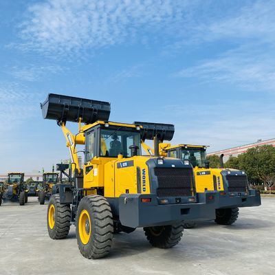 Chargeur de roue de contrat de Cummins Engine Front End Shovel Loader Turbocharged