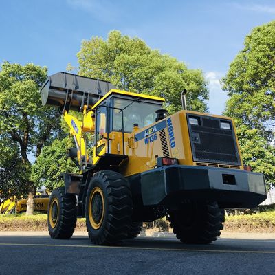 opération rapide de refroidissement par l'eau de moteur de 2200rpm Front End Wheel Loader Cummins