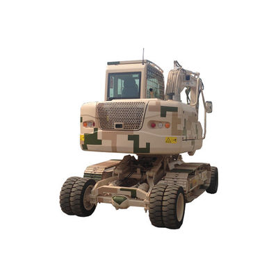 L'excavatrice anti-collision Compact Flexible Yanmar de chargeur de roue a roulé l'excavatrice