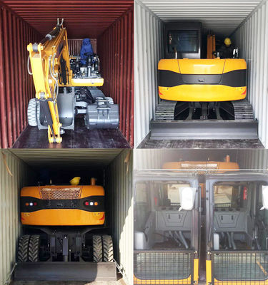 L'excavatrice anti-collision Compact Flexible Yanmar de chargeur de roue a roulé l'excavatrice