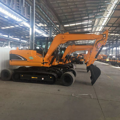 Machine de Mini Excavator Yellow Hydraulic Excavator de moteur de Yuchai petite