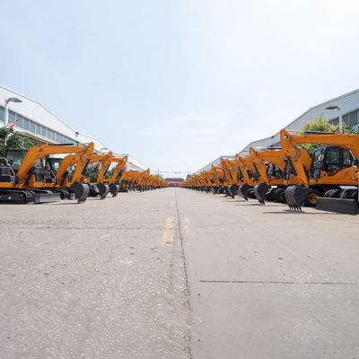 Machine de Mini Excavator Yellow Hydraulic Excavator de moteur de Yuchai petite