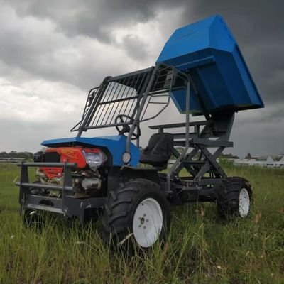 Huile de palme 4WD moissonnant le tracteur avec l'entretien facile