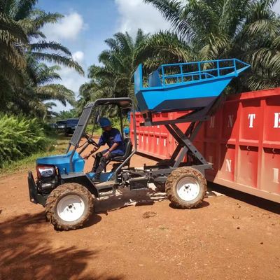tracteur d'huile de palme d'empattement de 2150mm avec la capacité agricole de réservoir de carburant du pneu 11L