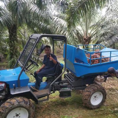 Tracteur à cabine ouverte pour plantations d'huile de palme avec vitesse de prise de force 240-1340 tr/min et pneu agricole
