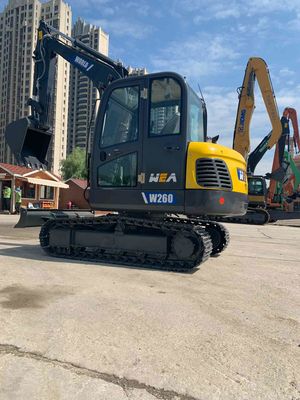 Mini Crawler Excavator agricole 3.8m Max Digging Depth Equivalent To KOMATSU Pc60