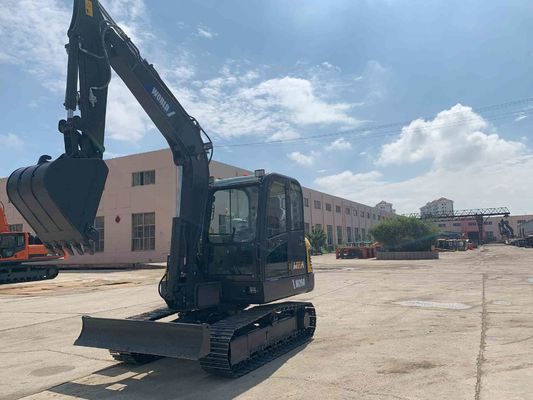Mini Crawler Excavator agricole 3.8m Max Digging Depth Equivalent To KOMATSU Pc60