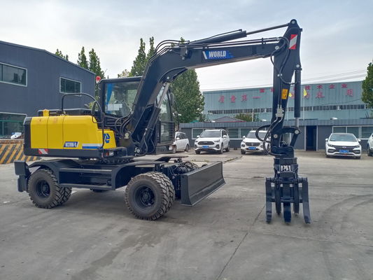 le chargeur 10-12rpm de chenille de roue du seau 0.2-0.6cbm attaquent des vergers de bride municipaux