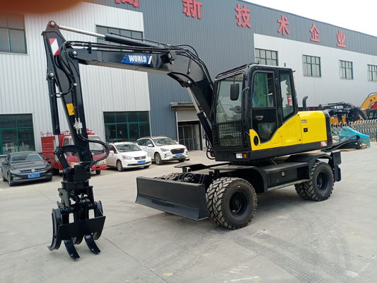 Le mécanicien Wheel Type Excavator de la Chine avec attaquent pour le bois ou l'herbe