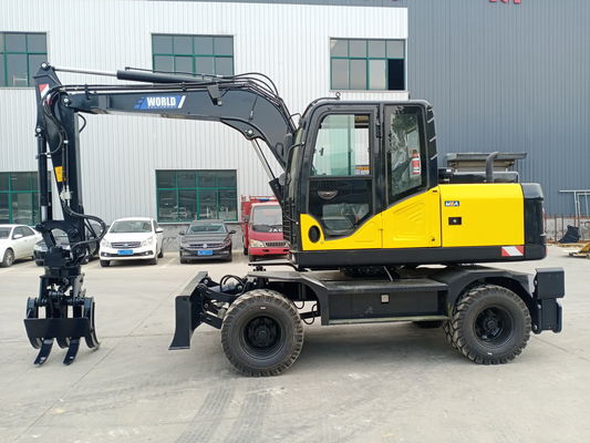 Le mécanicien Wheel Type Excavator de la Chine avec attaquent pour le bois ou l'herbe