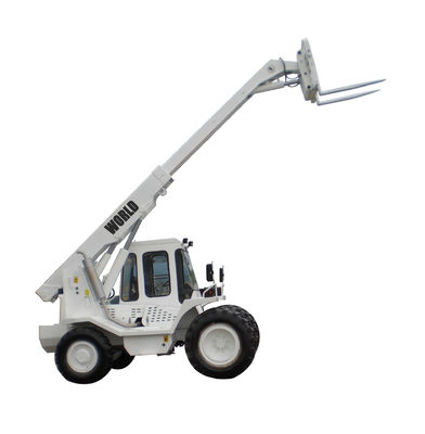 4 chariot élévateur télescopique 4WD Telehandler de charge télescopique du manipulateur 2.5T de moteur diesel du lecteur EPA de roue