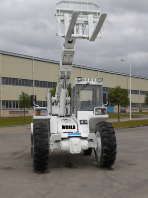 4 chariot élévateur télescopique 4WD Telehandler de charge télescopique du manipulateur 2.5T de moteur diesel du lecteur EPA de roue