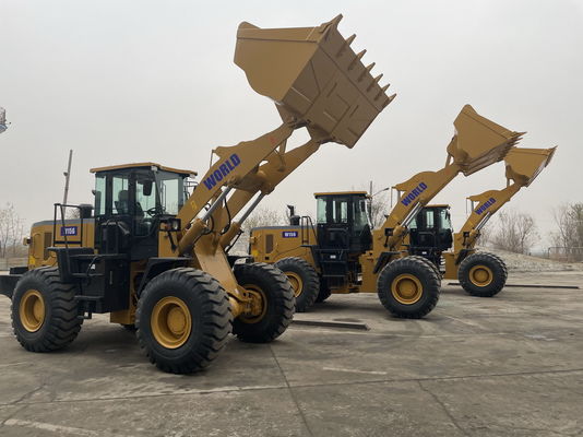 poids Front End Wheel Loader de l'opération 16200kg avec l'effort de rupture maximal de 150±5kN