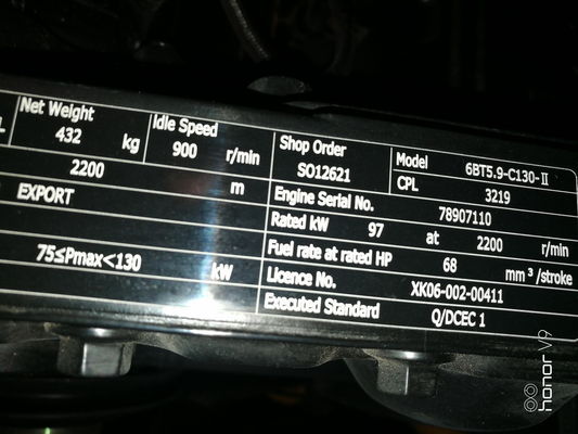 La niveleuse lourde M135 de moteur d'équipement a enfermé la cabine une garantie d'an