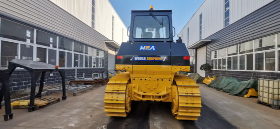 Bouteur chargeur à chenilles de 23 500 kg avec 38 patins de chenille de chaque lame latérale, lame de 6,4 CBM