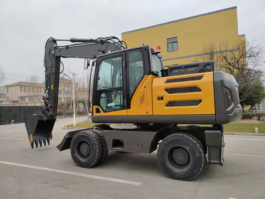 Excavatrice à roue de récupération de bois de bois mini 0.6cbm à 0.8cbm pour l'ingénierie municipale