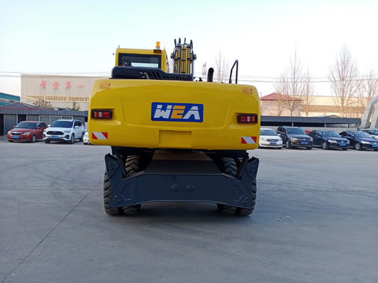 YUCHAI/YC4D125 Mini-excavatrice à moteur à roues avec 15300 kg de poids de fonctionnement