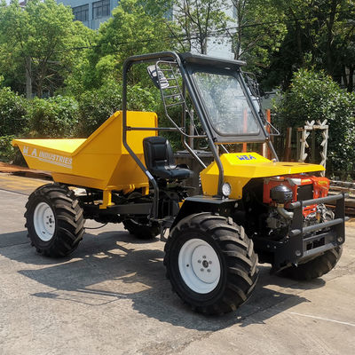 Mini-tracteur à huile de palme pour les plantations de palme 4*4 roues motrices 1325mm largeur de bande de roulement