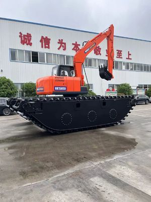 Chine Top Marque Non utilisé Excavateur amphibie HK150SD Avec 0,25 M3 Machine de nettoyage de rivière Longue portée Boom