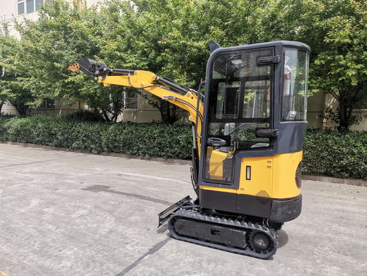 mini-excavatrice de 0,02 à 0,5 M3 poids de fonctionnement 1000 kg voie en caoutchouc ou en acier