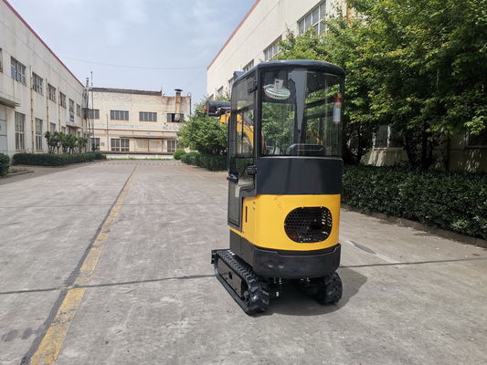 mini-excavatrice de 0,02 à 0,5 M3 poids de fonctionnement 1000 kg voie en caoutchouc ou en acier