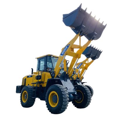 opération rapide de refroidissement par l'eau de moteur de 2200rpm Front End Wheel Loader Cummins