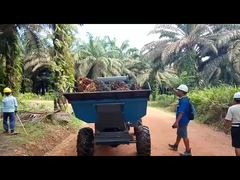 le poids ouvert 1250kg de récolteuse d'huile de palme de cabine de 1325mm avec attaquent